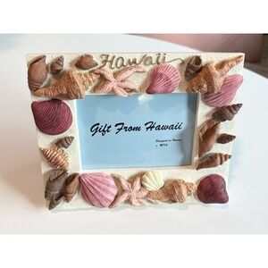 MTA Gift‎ From Hawaii Seashell Picture Frame 5x4'' Beach Coastal Decor